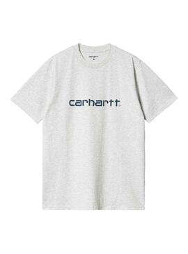 Camiseta Carhartt Script Gris para Hombre