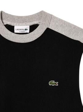 Sudadera Lacoste Jogger Felpa Negro Hombre