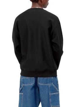 Sudadera Carhartt American Script Negro Hombre