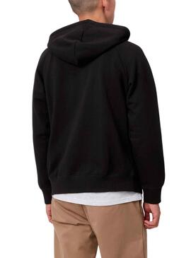 Sudadera Carhartt Hooded Chase Negro para Hombre 