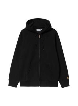 Sudadera Carhartt Hooded Chase Negro para Hombre 