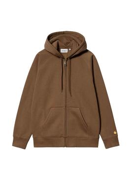 Chaqueta Carhartt Hooded Chase Marrón para Hombre