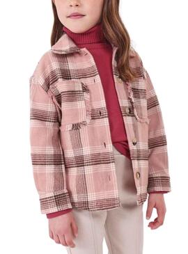 Sobrecamisa Mayoral Cuadros Rosa para Niña