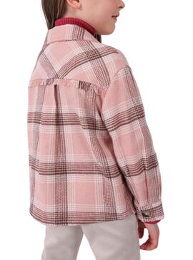 Sobrecamisa Mayoral Cuadros Rosa para Niña