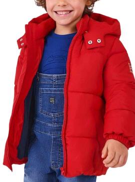 Chaquetón Mayoral Colegial Basico Rojo para Niño