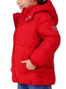 Chaquetón Mayoral Colegial Basico Rojo para Niño