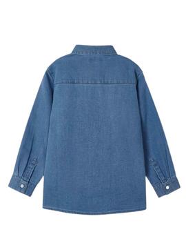 Camisa Mayoral Soft Denim Azul para Niño