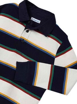 Polo Mayoral Rayas Noche Marino para Niño