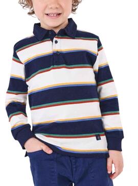 Polo Mayoral Rayas Noche Marino para Niño