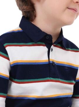 Polo Mayoral Rayas Noche Marino para Niño