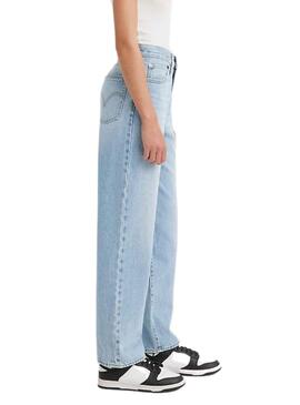 Pantalón Vaquero Levis 94 Baggy Azul Para Mujer