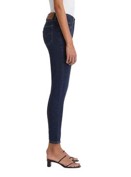 Pantalón Vaquero Levis 721 Skinny Blue Swell Mujer