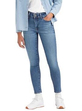 Pantalón Vaquero Levis 711 Double Button Mujer