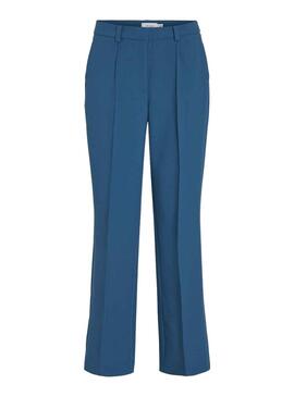 Pantalones Vila Vimanoni Azul Para Mujer