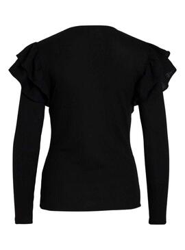 Camiseta Vila Visadie Negro Para Mujer