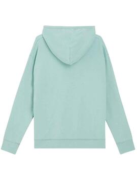 Sudadera Levis Standard Capucha Verde Para Mujer