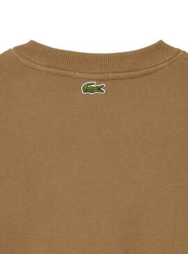 Sudadera Lacoste Classic Fit Marrón Hombre Mujer