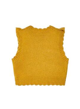 Chaleco Mayoral Tricot Amarillo para Niña