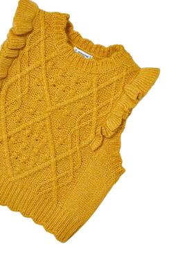 Chaleco Mayoral Tricot Amarillo para Niña