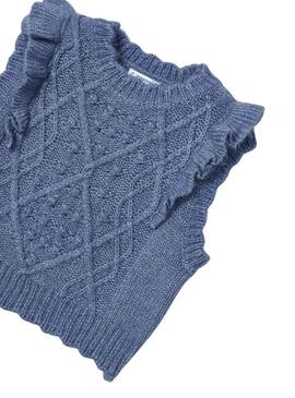 Chaleco Mayoral Tricot Azul para Niña