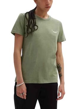 Camiseta Vans Open to Peace Verde para Mujer