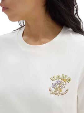 Camiseta Vans Paisley Fly Blanco para Mujer