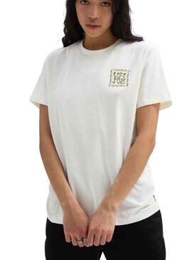 Camiseta Vans Shroomy Experience Blanco Mujer