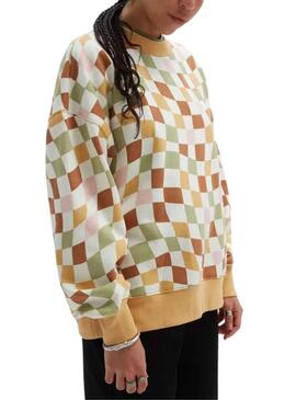 Sudadera Vans Club Slouchy Naranja para Mujer