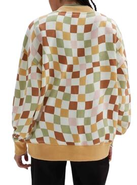 Sudadera Vans Club Slouchy Naranja para Mujer