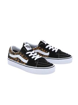 Zapatillas Vans SK8 Low Leopard Negro para Mujer
