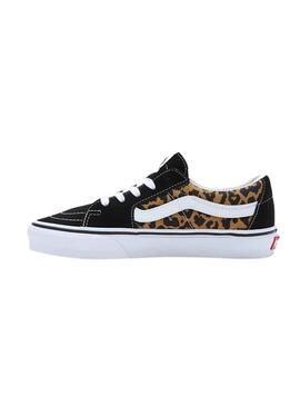 Zapatillas Vans SK8 Low Leopard Negro para Mujer
