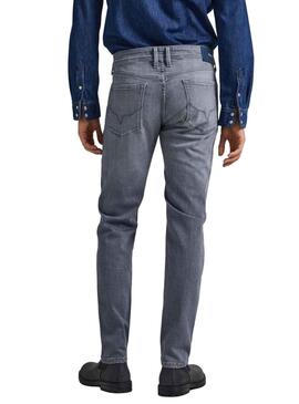 Pantalón Vaquero Pepe Jeans Hatch Gris Para Hombre