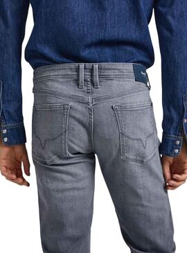 Pantalón Vaquero Pepe Jeans Hatch Gris Para Hombre