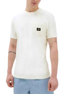 Camiseta Vans Woven Patch Blanco para Hombre