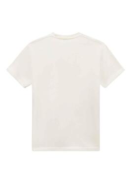 Camiseta Vans Woven Patch Blanco para Hombre
