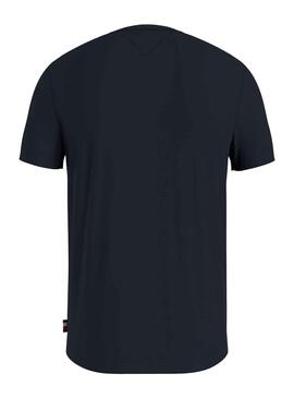 Camiseta Tommy Hilfiger Monotype Roundle Marino