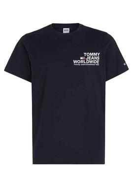 Camiseta Tommy Jeans Entry Concert Negro Hombre