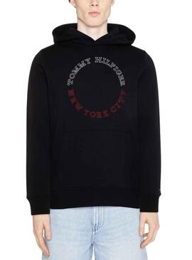 Sudadera Tommy Hilfiger Monotype Roundall Marino