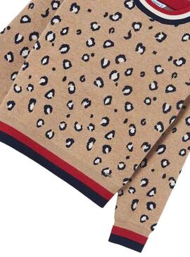 Conjunto Mayoral Pantalón Tricot Marrón para Niña