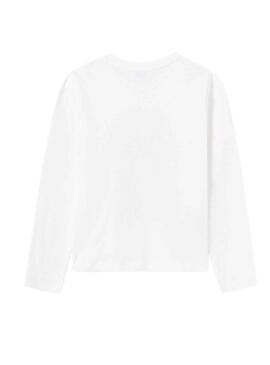 Camiseta Mayoral Fotográfica Blanco para Niña