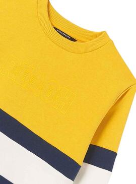 Sudadera Mayoral Blocking Amarillo para Niño