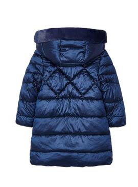Chaquetón Largo Mayoral Largo Azul para Niña