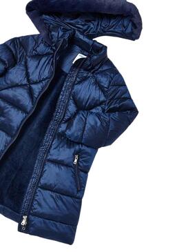 Chaquetón Largo Mayoral Largo Azul para Niña