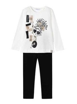 Conjunto Mayoral Leggings Blanco para Niña