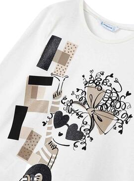 Conjunto Mayoral Leggings Blanco para Niña