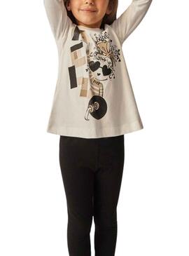 Conjunto Mayoral Leggings Blanco para Niña