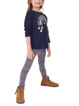 Conjunto Mayoral Leggings Marino para Niña