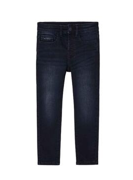 Pantalón Mayoral Denim Skinny Fit Marino Niño