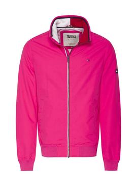 Cazadora Tommy Jeans Casual Fuchsia Hombre