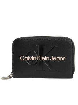 Cartera Calvin Klein Sculpted Med Negro para Mujer